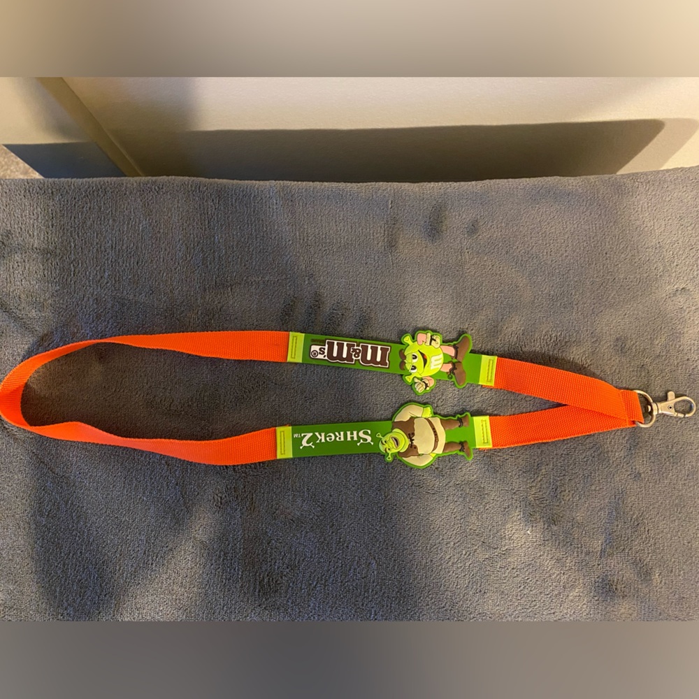 Rare Shrek 2 & M&Ms Promotional Lanyard - image 2